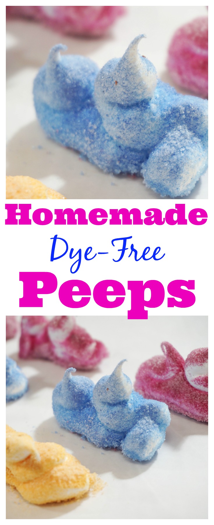 dye-free homemade peeps