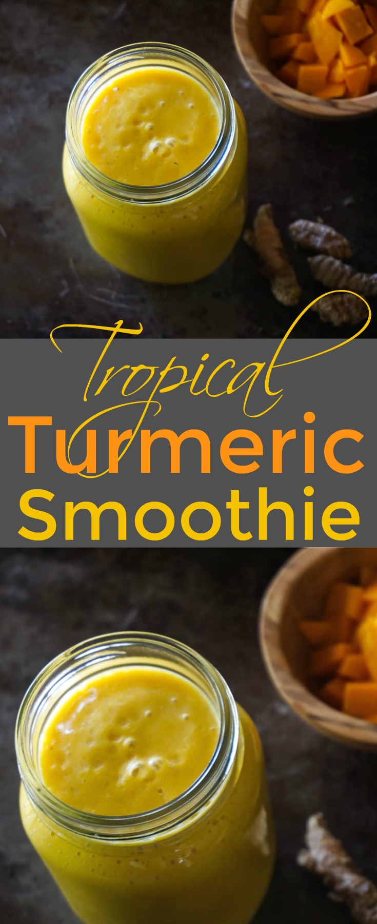 tropical turmeric smoothie