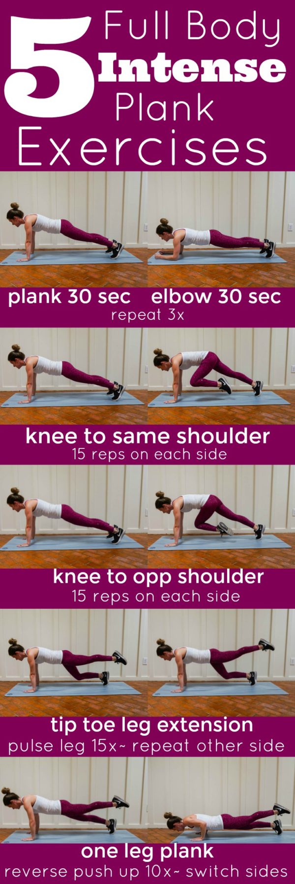 Intense Plank Workout at Home - Purely Easy