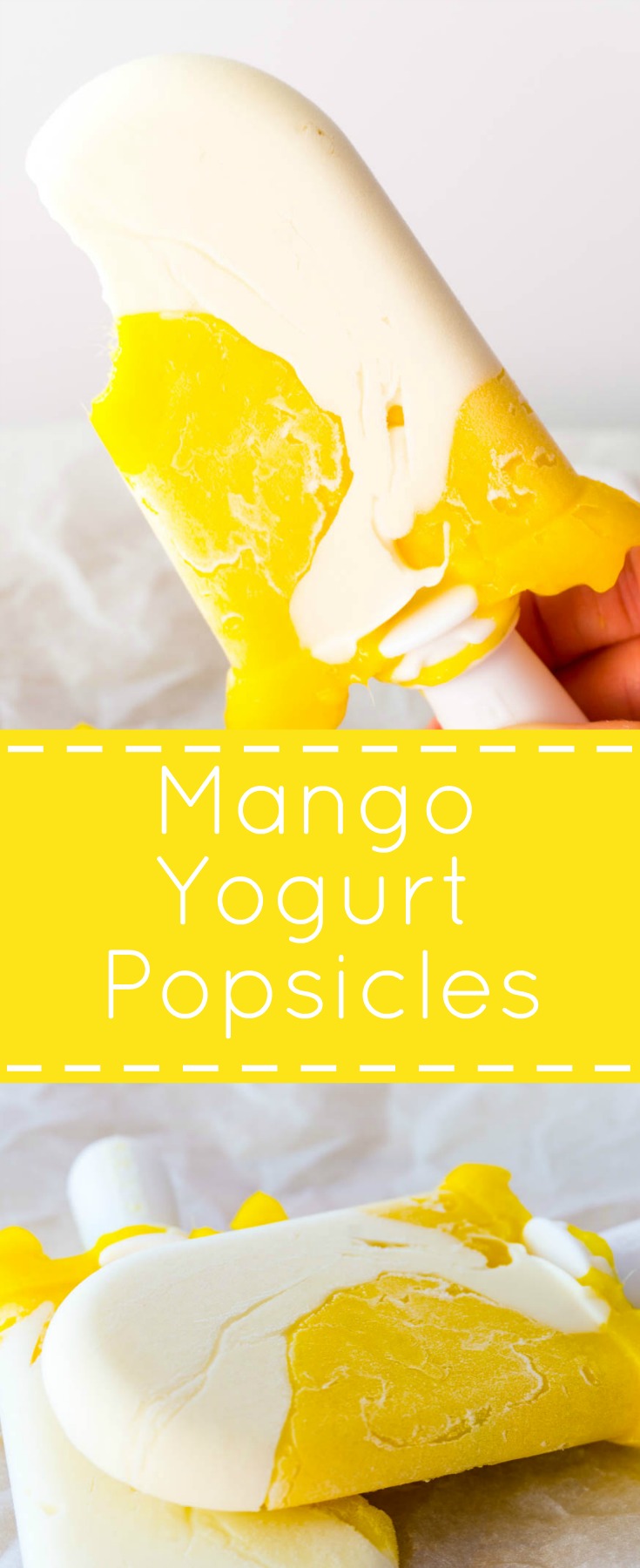 mango yogurt popsicles