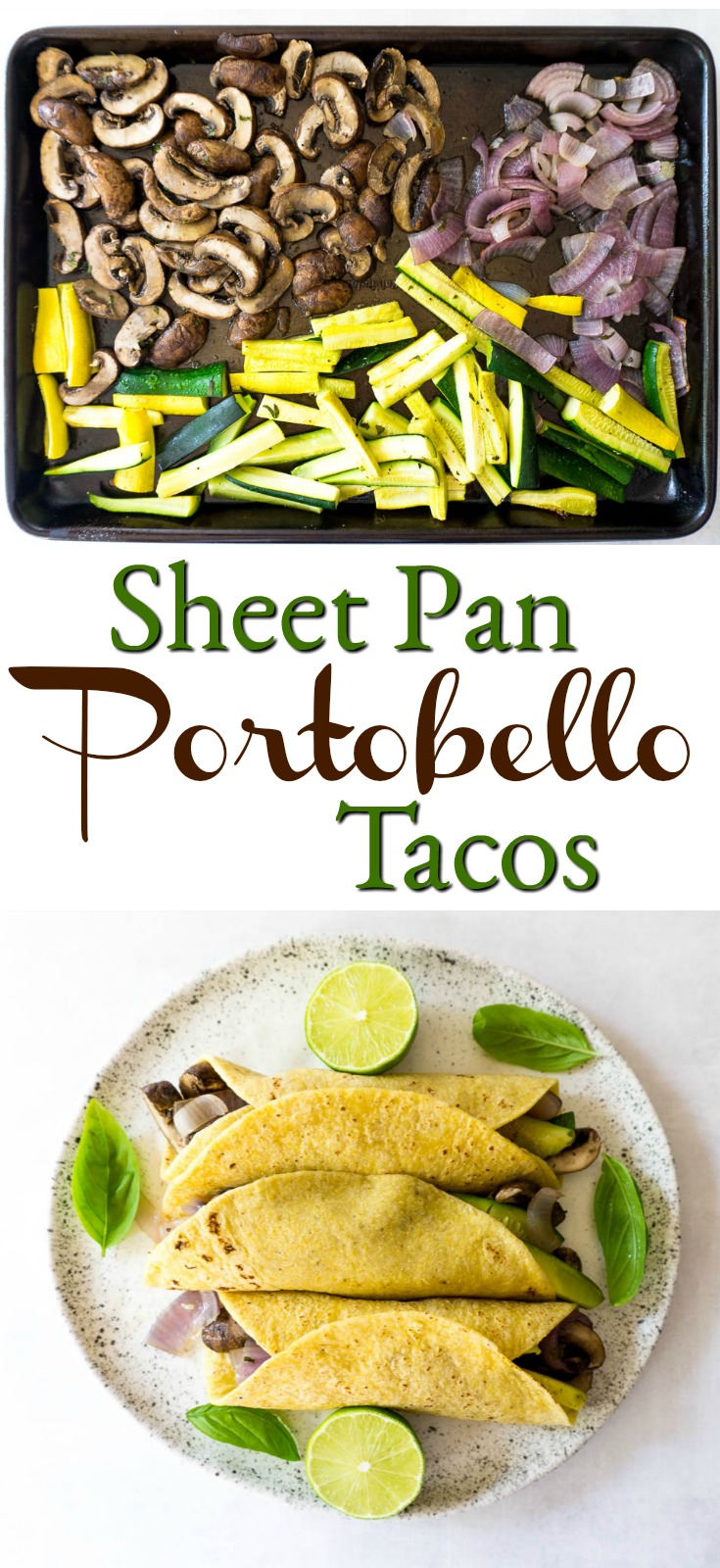 sheet pan portobello tacos