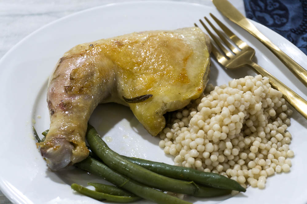 simple sous-vide rosemary chicken