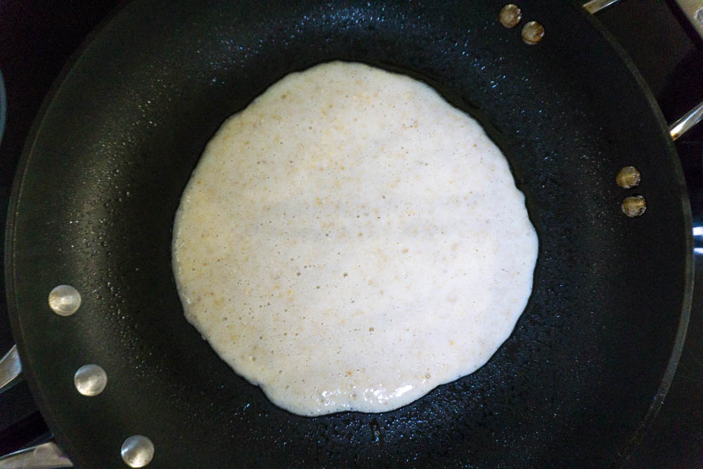 high protein 3 ingredient pancake